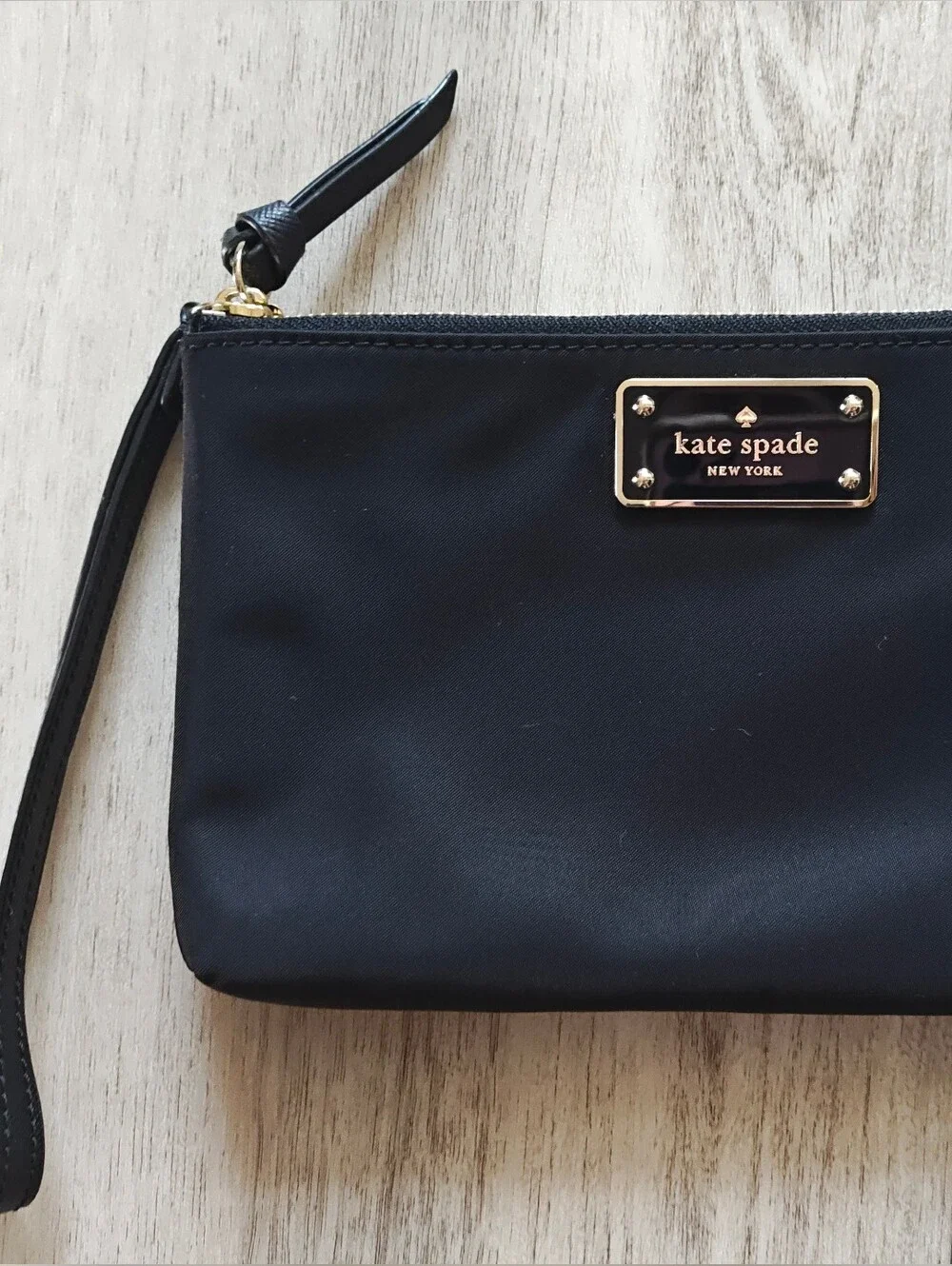 Kate Spade Black Wristlet Clutch